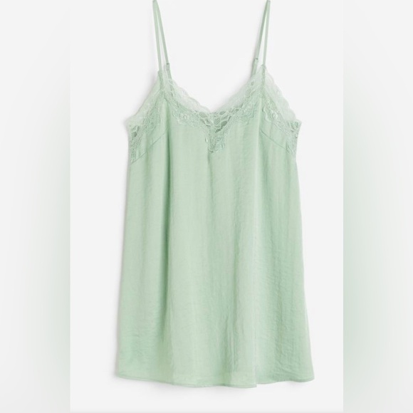 NWT H&M Satin cami nightgown loungewear size xs - Picture 4 of 5